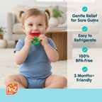 RaZbaby Fruit Koolers Teethers provide gentle relief for sore gums, 100% BPA-free, and available at Curat Cart in India.