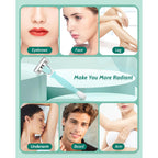 Premium 6-blade razor designed for women's sensitive skin, suitable for face, legs, underarms, and more.