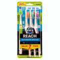 Discover the REACH Advanced Design Toothbrush, a premium import for effective cleaning in hard-to-reach places. Available at Curat Cart.