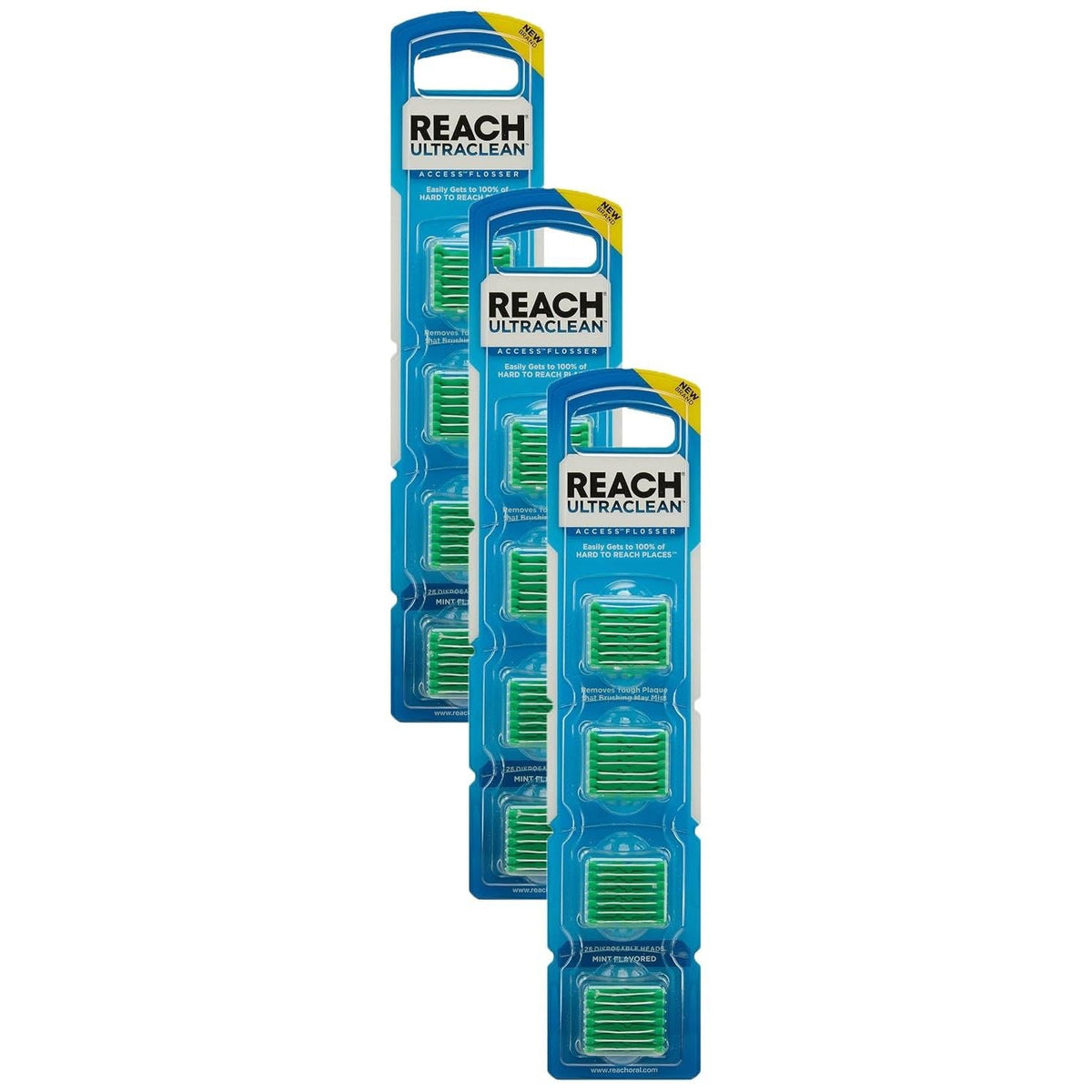 Shop REACH Ultraclean Flosser Refill Heads, available in India. Order now for effective dental cleaning.