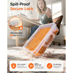 Redtwo Diamond Painting Storage Container offers a spill-proof design for safe storage. Perfect for organizing your art supplies at Curat Cart.