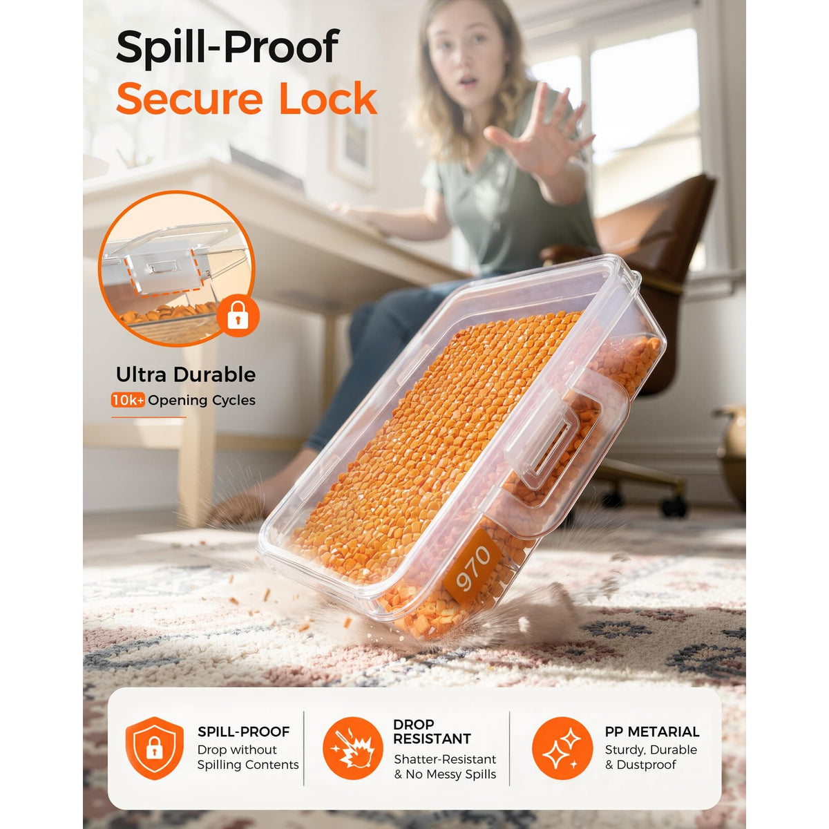 Redtwo Diamond Painting Storage Container offers a spill-proof design for safe storage. Perfect for organizing your art supplies at Curat Cart.