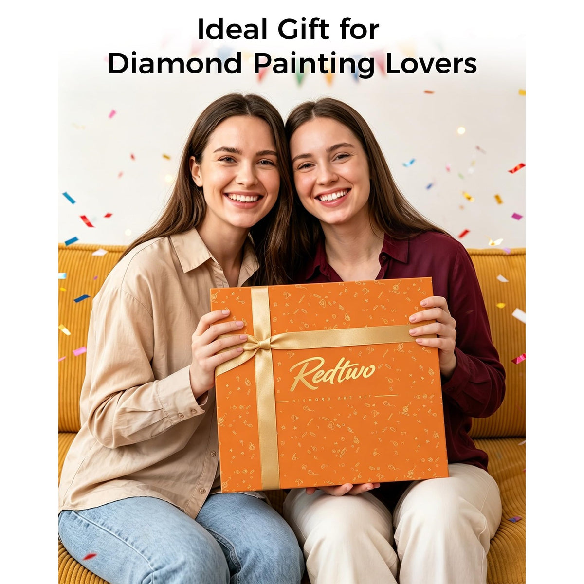 Exclusive Redtwo Diamond Painting Storage Container, perfect for diamond painting lovers. Specially curated by Curat Cart.