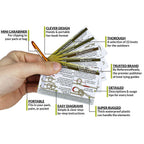 ReferenceReady Outdoor Knot Cards feature easy diagrams and thorough instructions for 22 knots. 100% Authentic, available at Curat Cart.