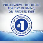Refresh Optive Advanced Lubricant Eye Drops offer preservative-free relief for dry, burning eyes. 100% Authentic, available at Curat Cart.