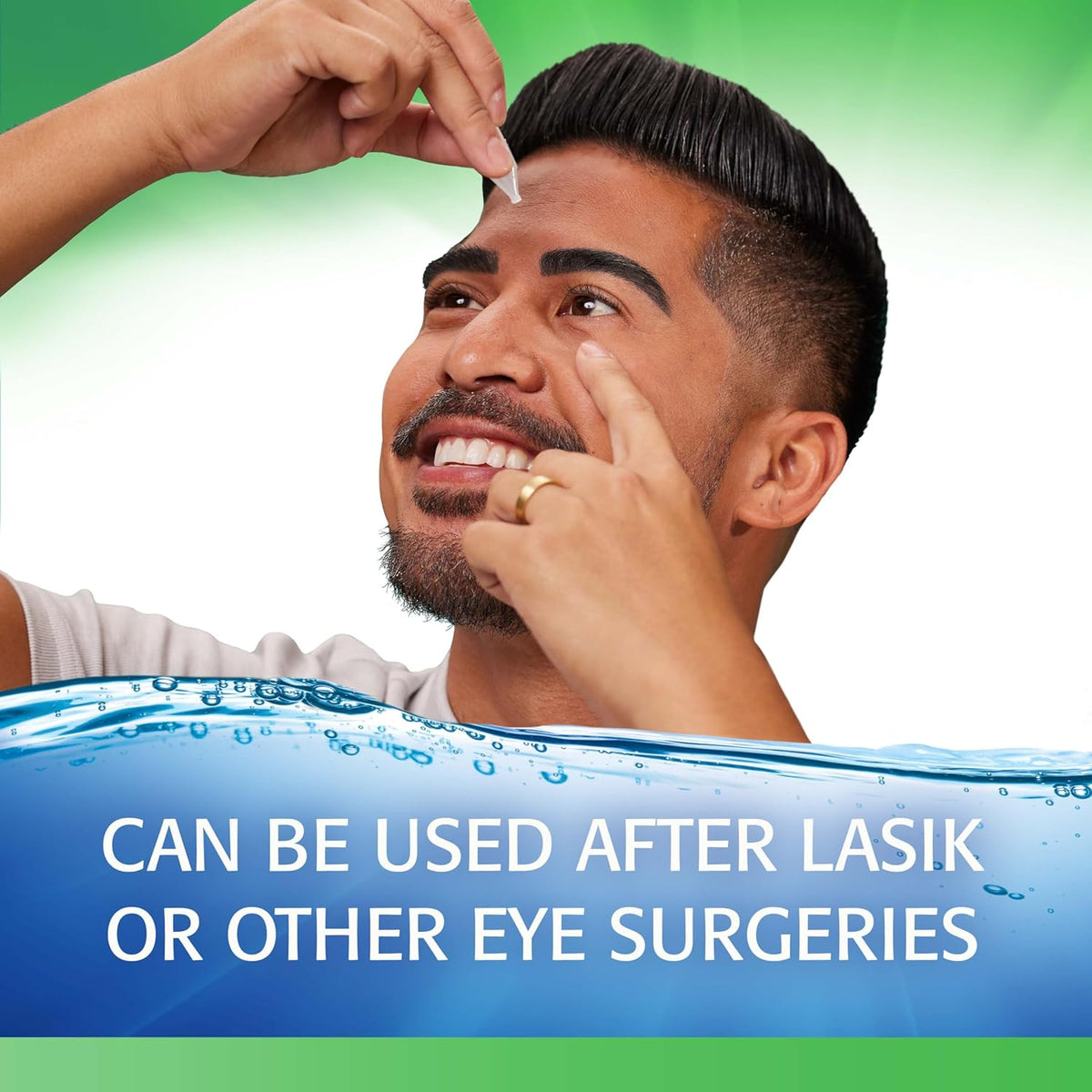 Refresh Plus Lubricant Eye Drops in original packaging, ideal for post-LASIK or other eye surgeries, ensuring comfort.