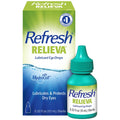 Discover Refresh Relieva Lubricant Eye Drops, a premium import that lubricates and protects dry eyes. Available at Curat Cart.