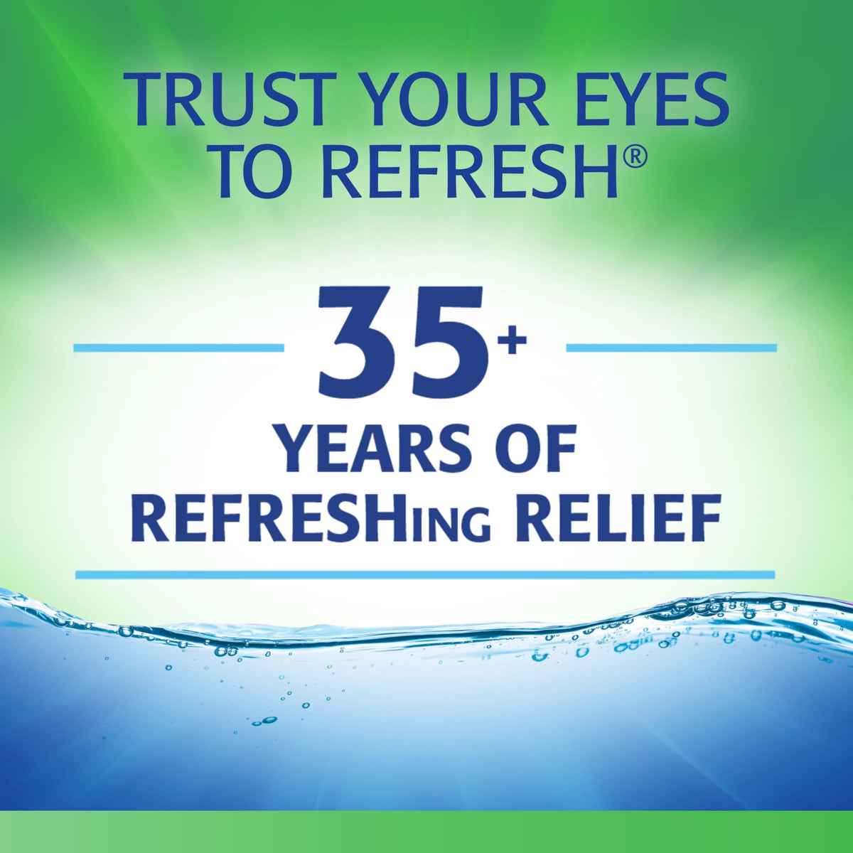 Discover Refresh Tears, a premium imported eye drop with over 35 years of trusted refreshing relief for dry eyes.