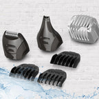 Authentic Remington All-in-One Grooming Kit with multiple attachments for seamless hair and beard grooming.