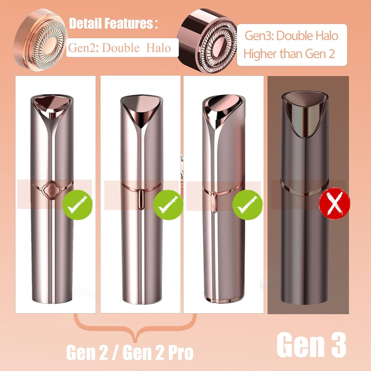 Explore our Flawless Facial Hair Remover Heads, available in India. Order online for smooth, effortless beauty.