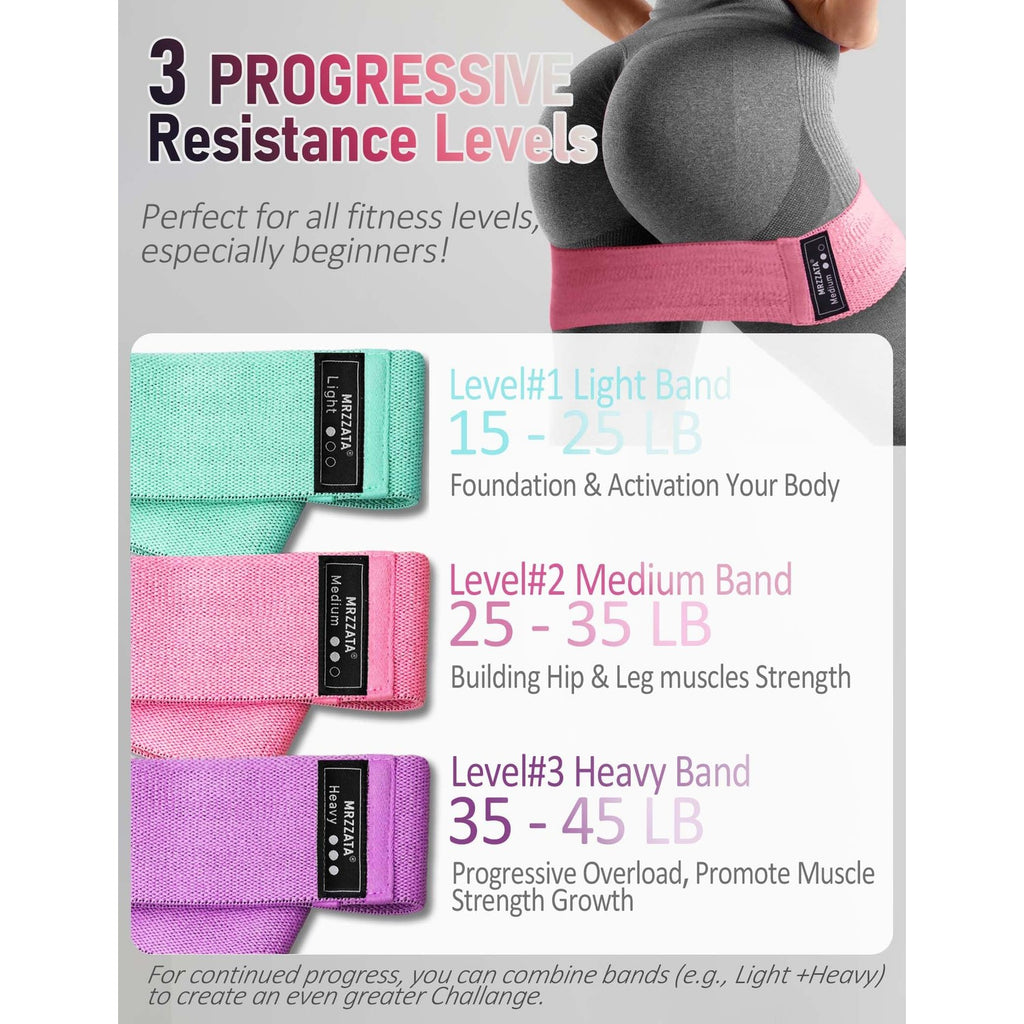 Discover resistance bands for hip and legs, featuring 3 progressive levels. 100% Authentic and available at Curat Cart in India.
