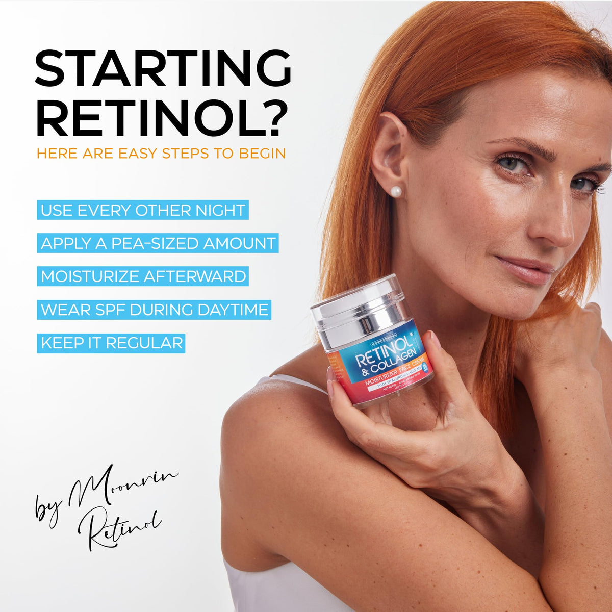 Discover the benefits of Retinol Cream with Hyaluronic Acid in original packaging, perfect for youthful skin. Apply regularly.