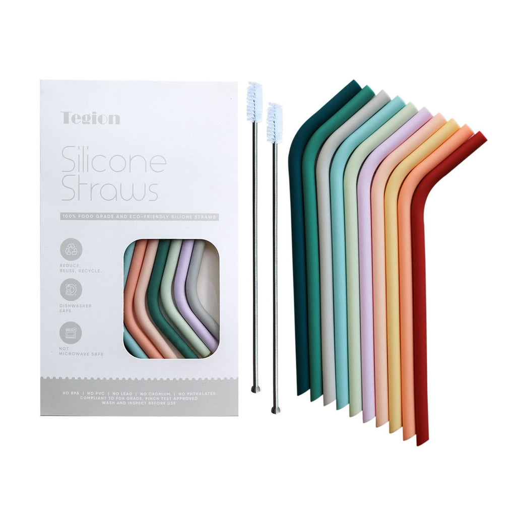 Cute Silicone Bendy Straws in assorted colors, premium import at Curat Cart, perfect for eco-friendly sipping. Quality you can trust.
