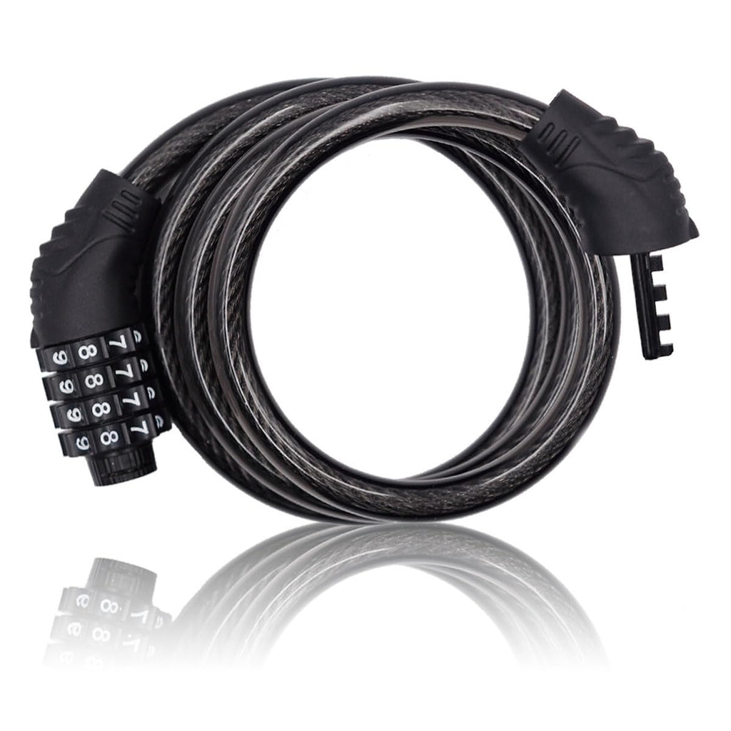 Premium imported Revelook bike lock cable combination for secure cycling. Available at Curat Cart for safety enthusiasts.