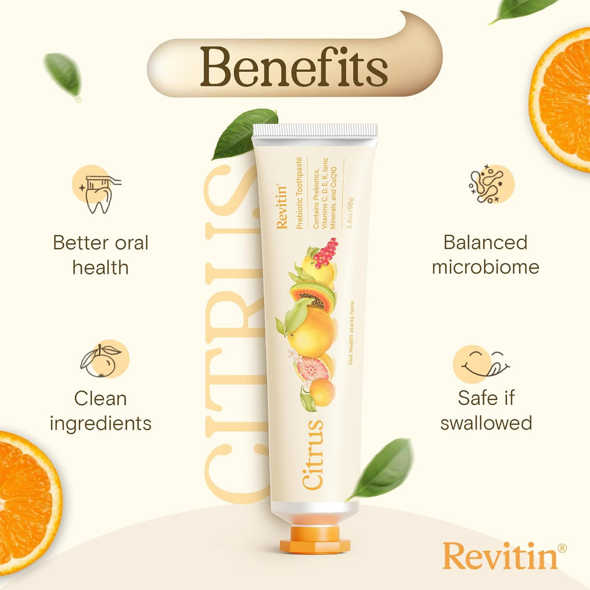 Revitin fluoride-free tooth gel is available in India. Order online for better oral health and a balanced microbiome.