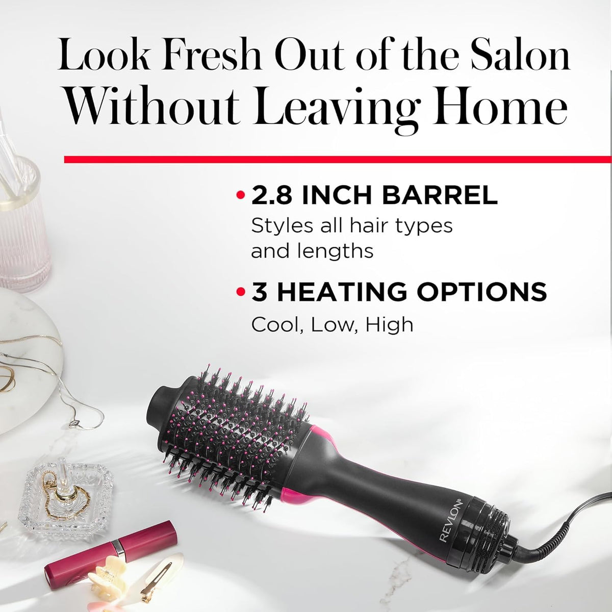 Revlon One Step Hair Dryer available in India. Order online for easy styling with 3 heat options today.