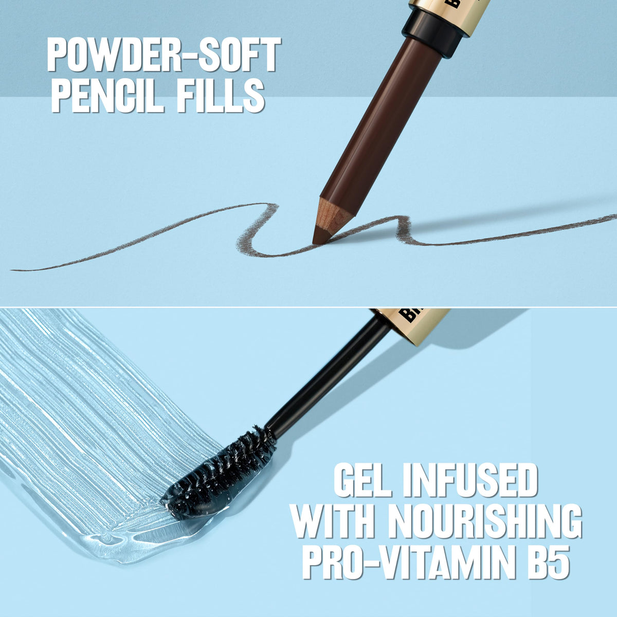Revlon ColorStay Brow Fantasy Pencil features powder-soft pencil and gel infused with Pro-Vitamin B5 for perfect brows.