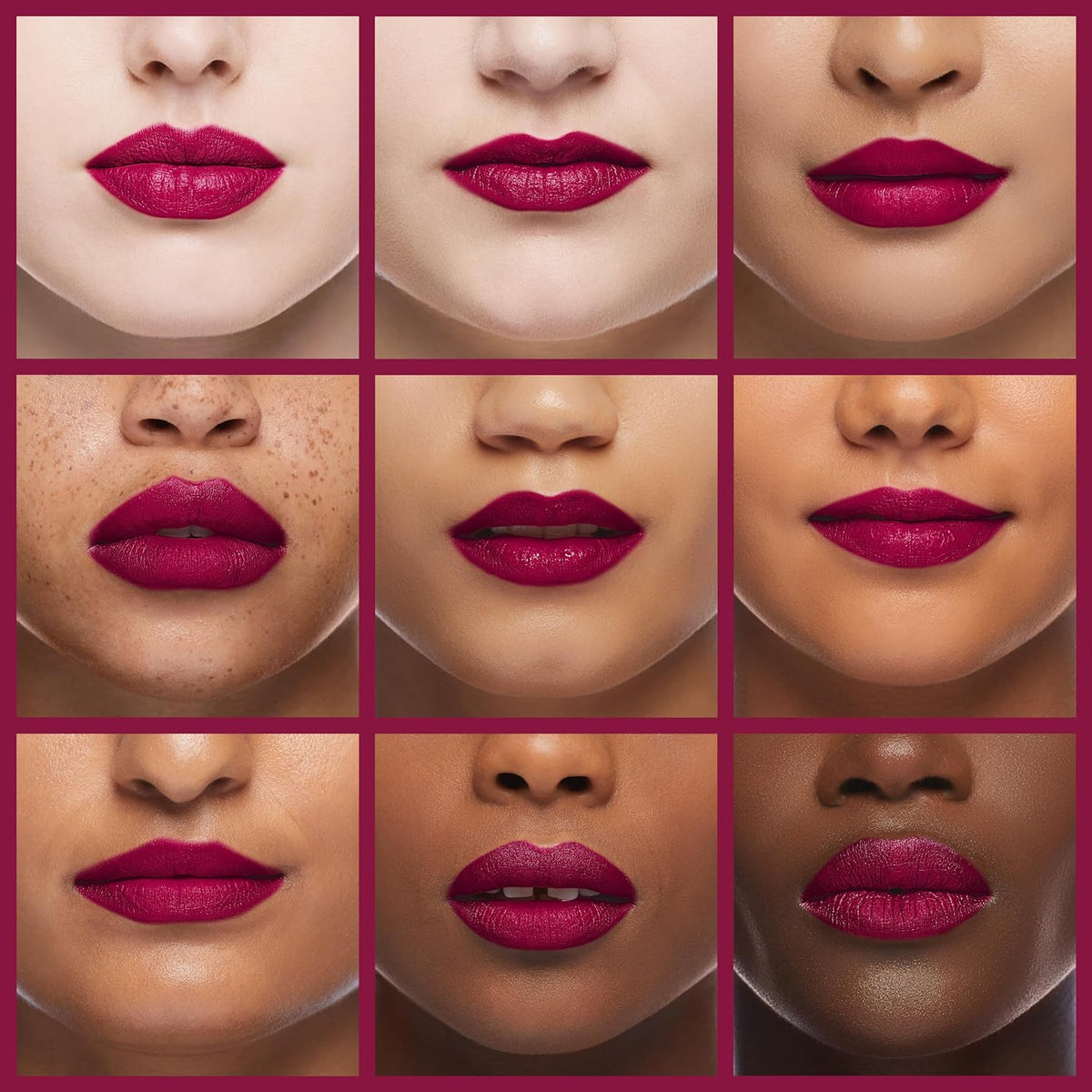 Showcasing Revlon Colorstay Lip Liner on diverse lips, enhancing beauty with long-lasting color. Verified by CuratCart.