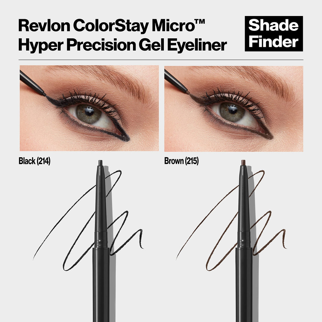 Experience precise application with Revlon ColorStay Micro Hyper Precision Gel Eyeliner in Black and Brown shades. 100% authentic.