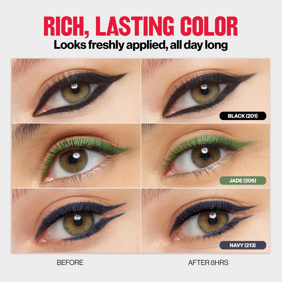 REVLON ColorStay Waterproof Eyeliner - Application & Usage Demonstration | buy online in India with doorstep delivery at Cura