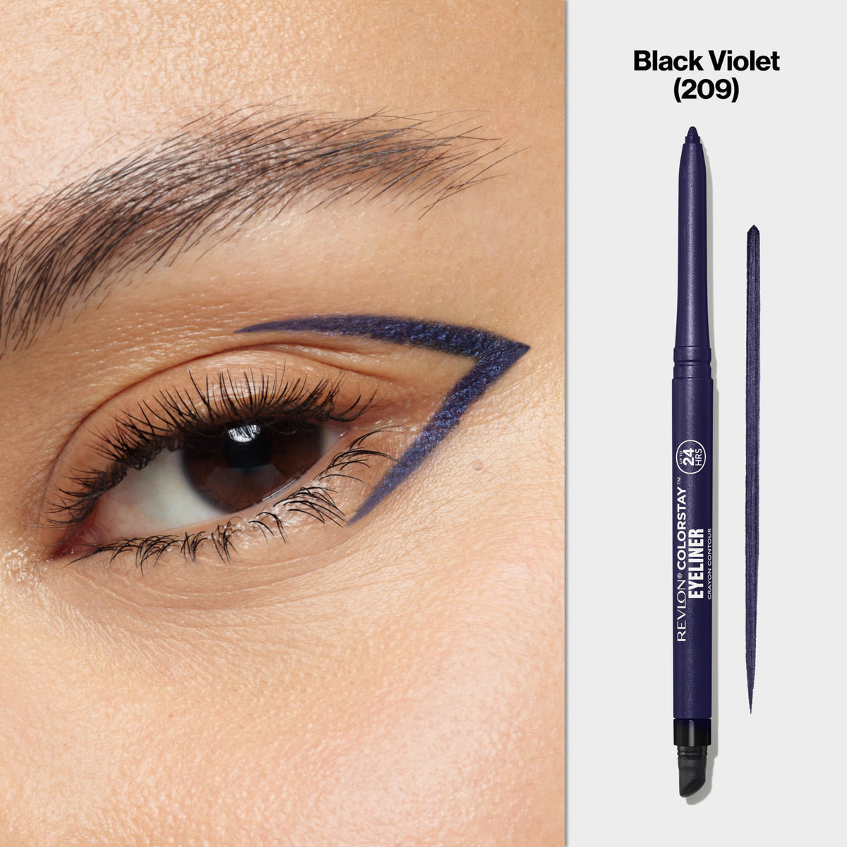 REVLON ColorStay Waterproof Eyeliner - Back Label & Ingredients Details | buy 100% authentic product online in India via Cura