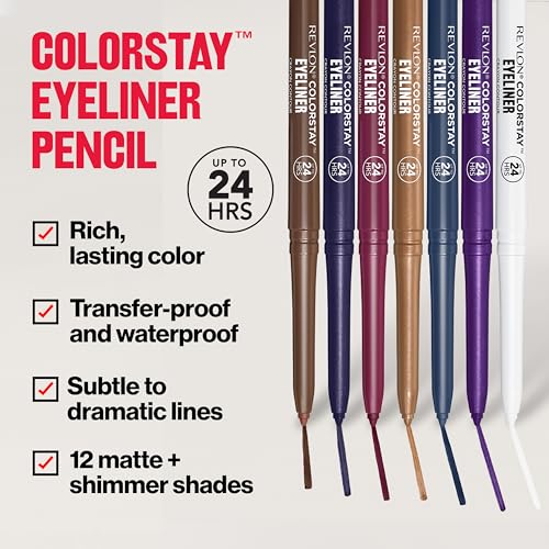 REVLON ColorStay Waterproof Eyeliner - Front Packaging & Bottle View | fast dispatch across India from Curat Cart