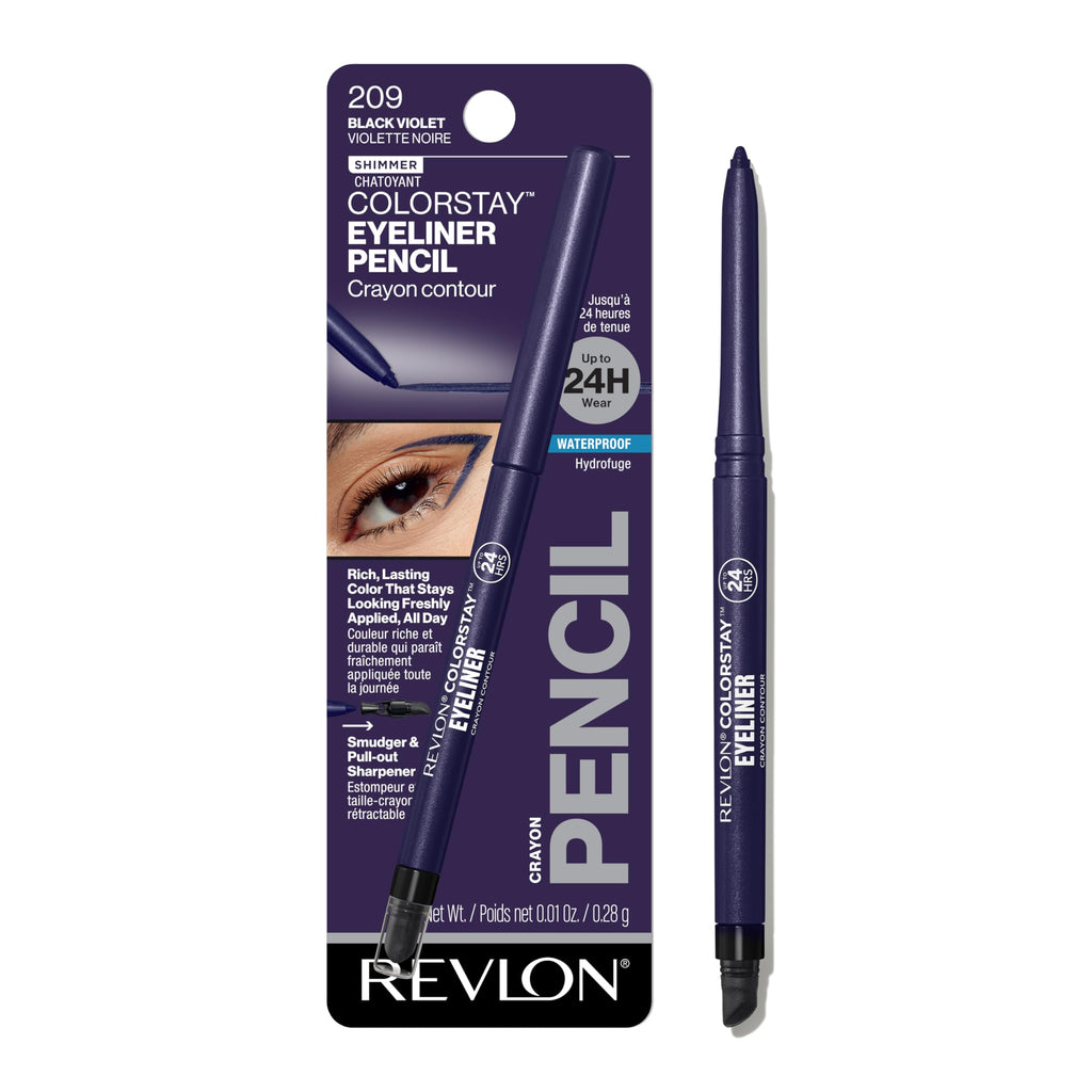 REVLON ColorStay Waterproof Eyeliner - Front Packaging & Bottle View | genuine imported stock available in India at Curat Car