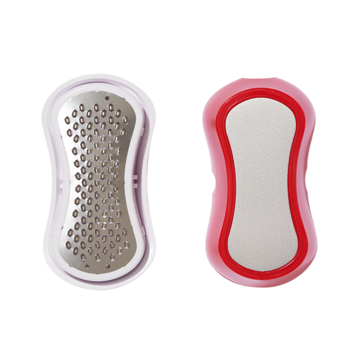 Revlon Pedicure Kit featuring a dual-sided tool with a grater and smooth surface, perfect for softening feet.