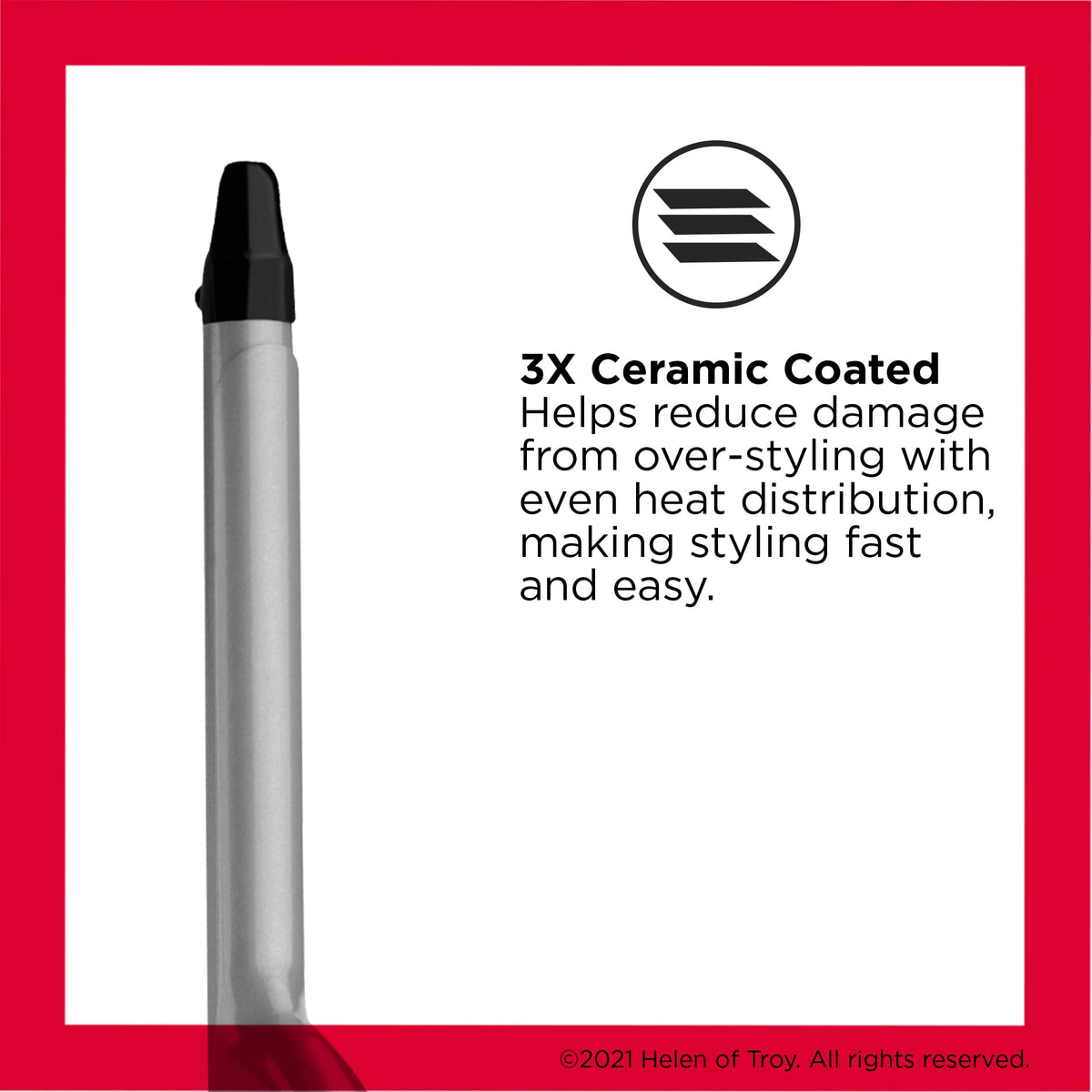 Revlon Perfect Heat Curling Iron available in India. Order online for fast and easy styling with reduced damage.