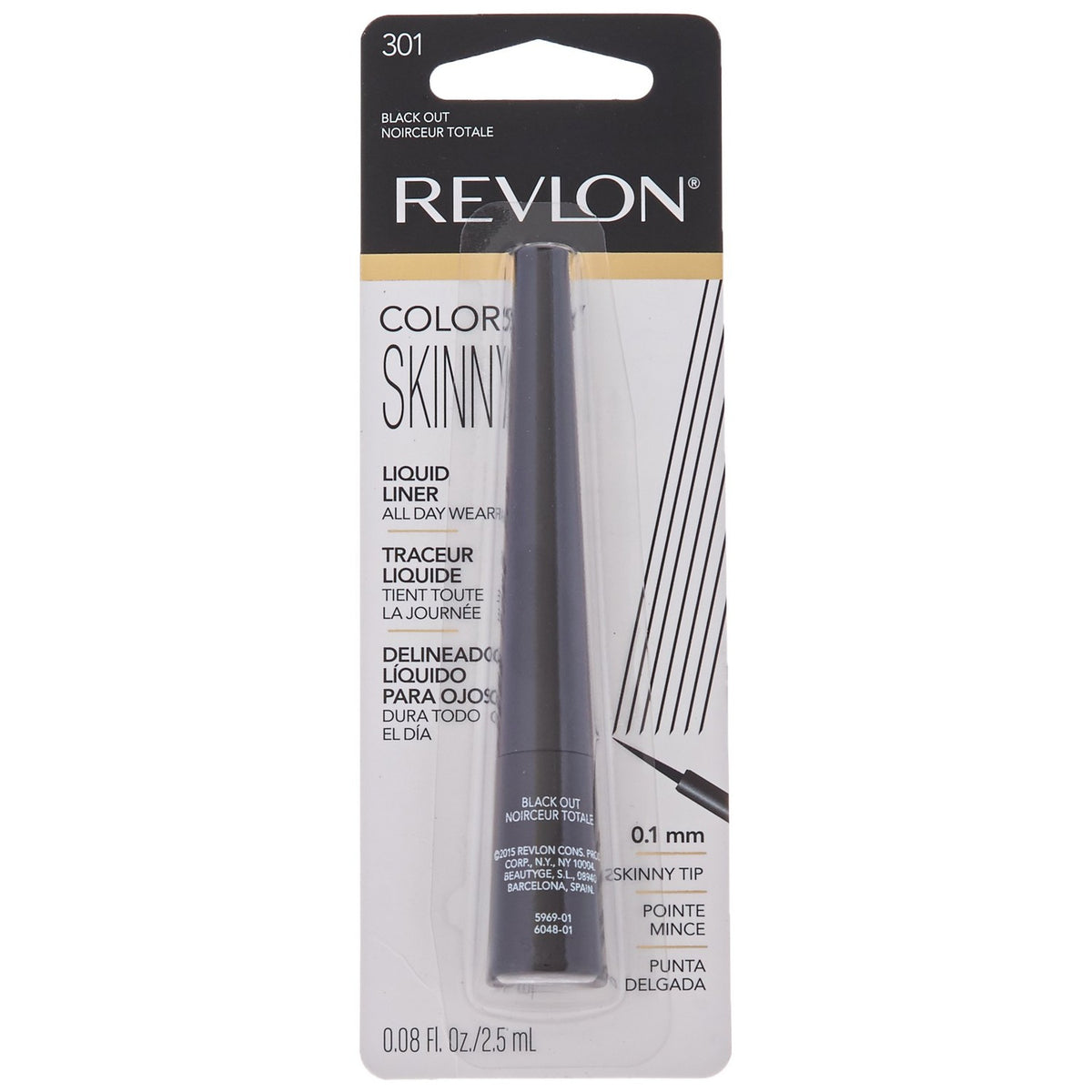 Shop the Revlon Skinny Liquid Eyeliner in Black Out, perfect for precise application. Available for order online in India.