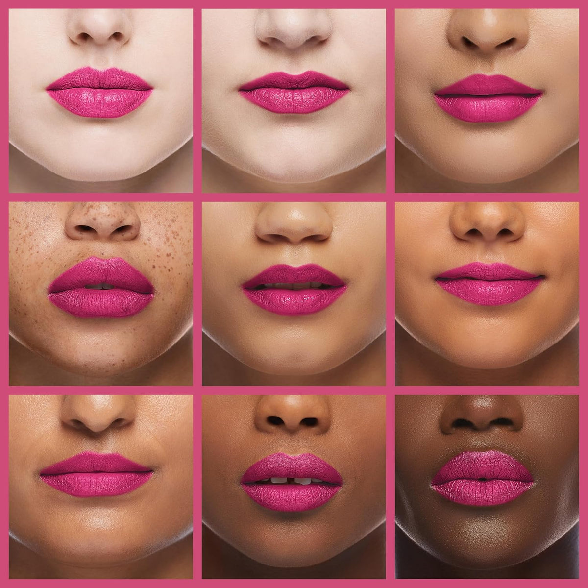 Explore Revlon Ultra HD Matte Lipcolor on diverse lips. Verified by CuratCart for quality and authenticity.