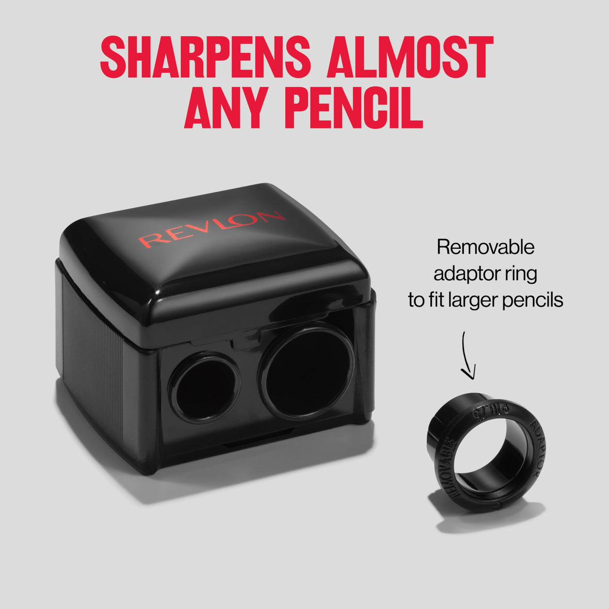 Discover the Revlon Universal Sharpener, designed to fit all pencil sizes. Verified by CuratCart for quality assurance.