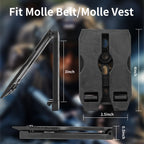 REXTECH Molle Attachments, 100% Authentic and available in India at Curat Cart, designed for Molle belts and vests.
