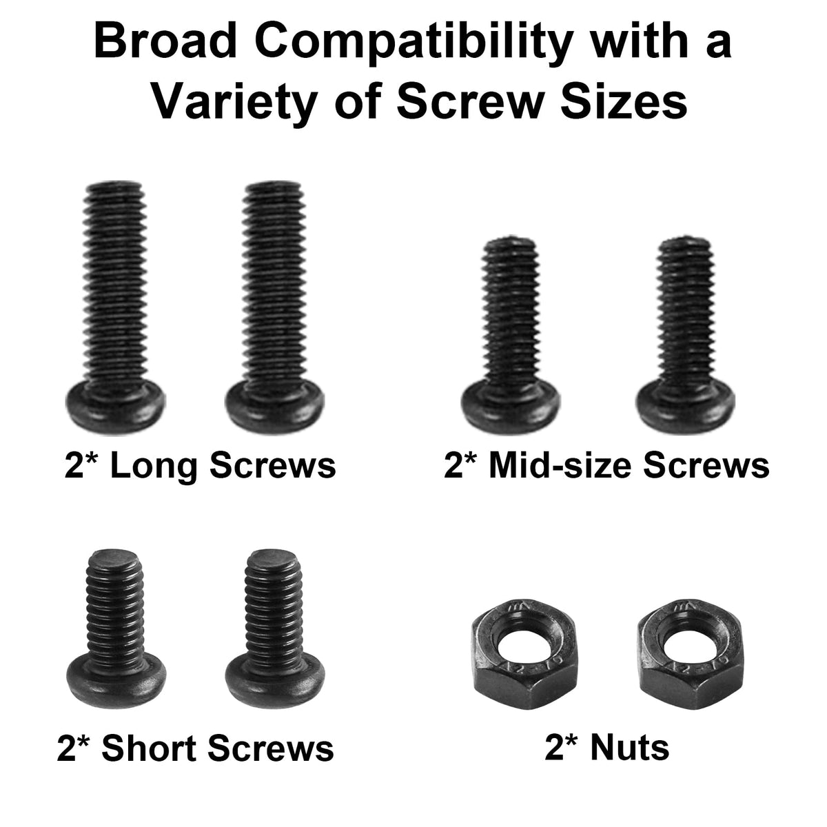 Discover REXTECH Molle Attachments featuring long, mid-size, and short screws with nuts for versatile compatibility. Perfect for your projects from Curat Cart.
