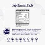 Detailed supplement facts for Rho Nutrition Methylated B-Complex, showcasing high-quality official packaging. Available at Curat Cart.