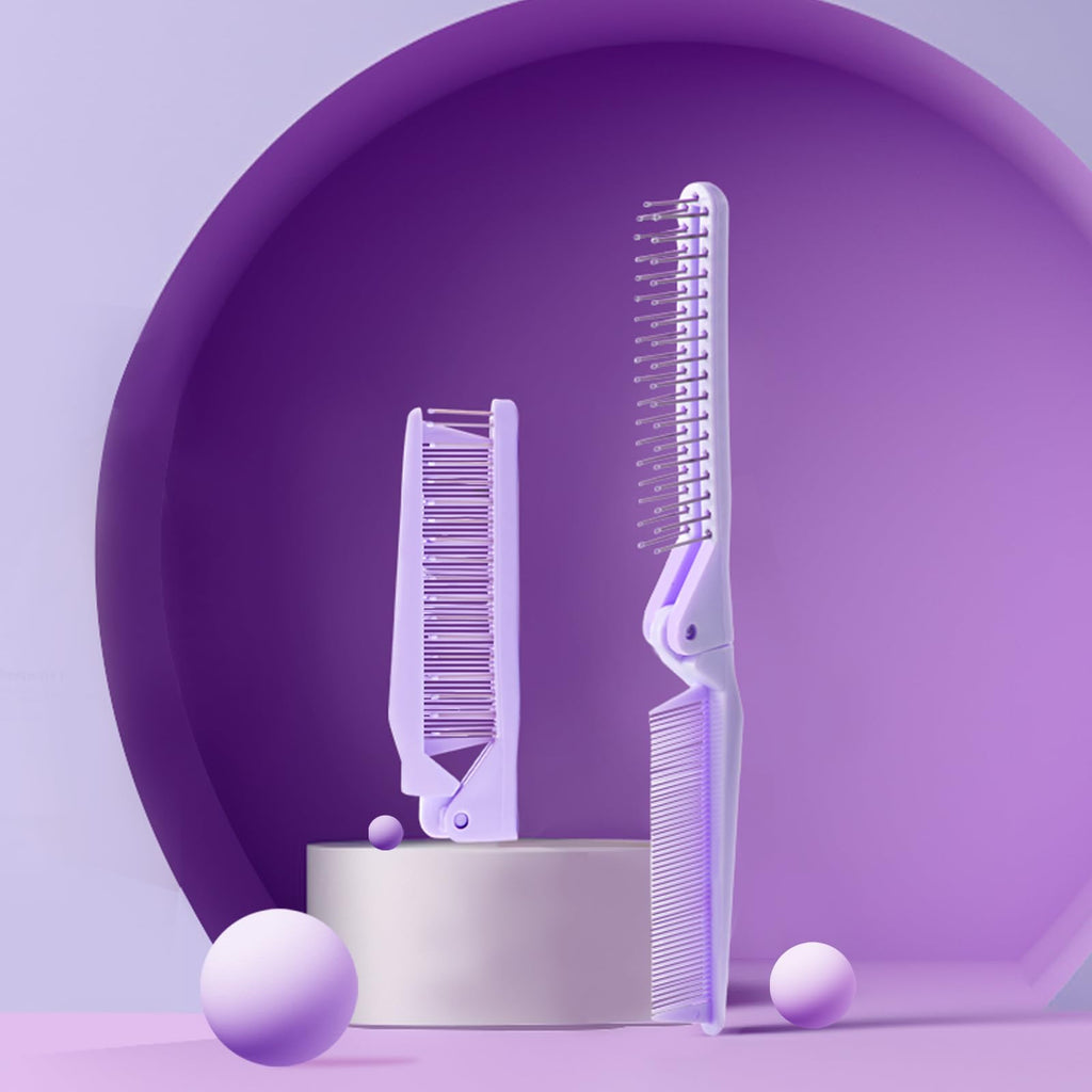 Discover the RHOS Folding Brush with Mirror, an authentic accessory featuring a stylish design for effortless styling and convenience.
