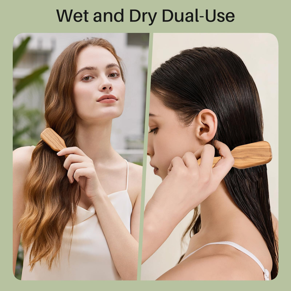 RHOS Folding Brush features a sleek design, ideal for wet and dry hair, with an integrated mirror. Verified by CuratCart for quality.