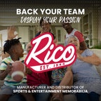Rico Industries NFL Mini Pennant Set showcases vibrant team spirit. 100% Authentic and available in India at Curat Cart.