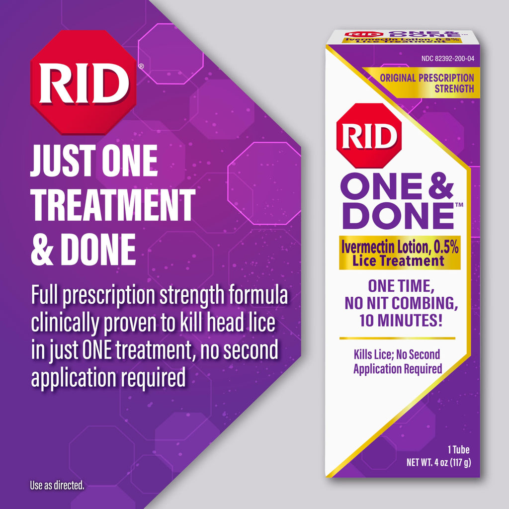 RID Ivermectin Lice Treatment offers 100% authentic, effective lice relief in India. Available at Curat Cart, kills lice in just 10 minutes.
