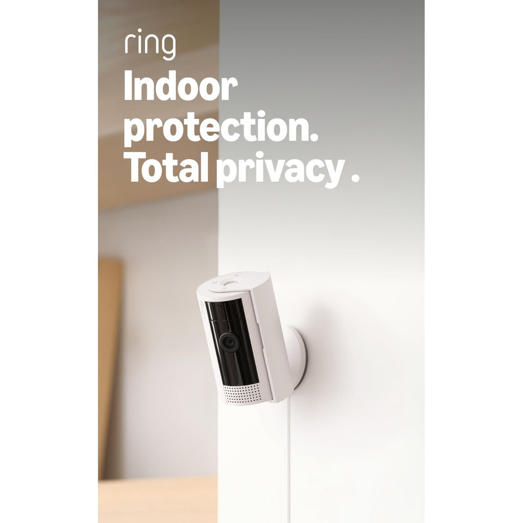 Discover the Ring Indoor Cam Security 1080p HD, exclusively at Curat Cart, ensuring indoor protection and total privacy.