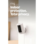 Discover the Ring Indoor Cam Security 1080p HD, exclusively at Curat Cart, ensuring indoor protection and total privacy.