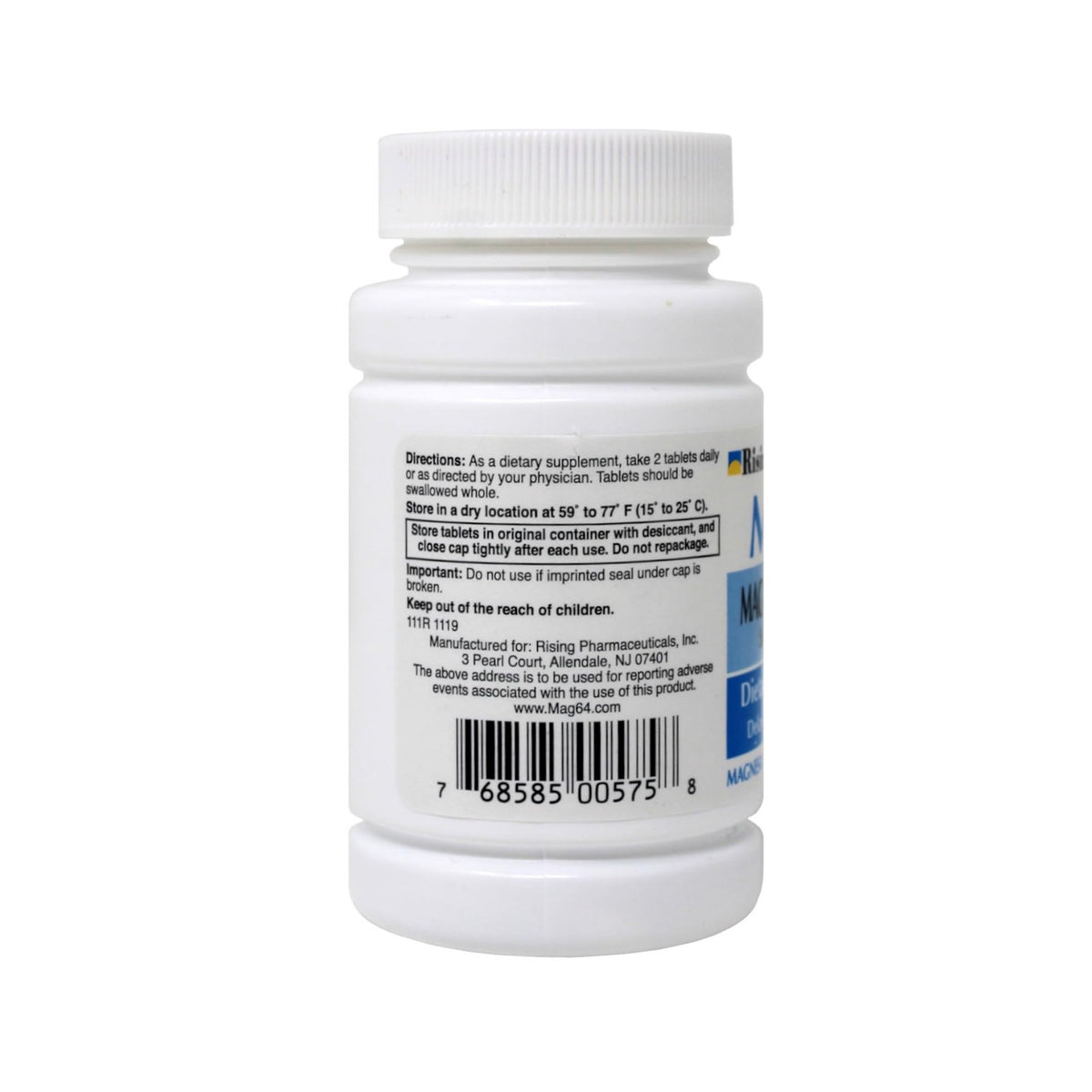 Rising Mag Magnesium Chloride Supplement in high-quality packaging, available at Curat Cart. Supports wellness and vitality.