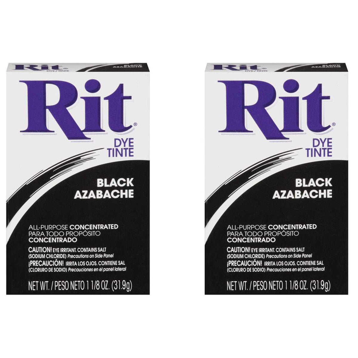 Rit All-Purpose Powder Dye in Black Azabache, a premium import from Curat Cart, perfect for vibrant and lasting colors.