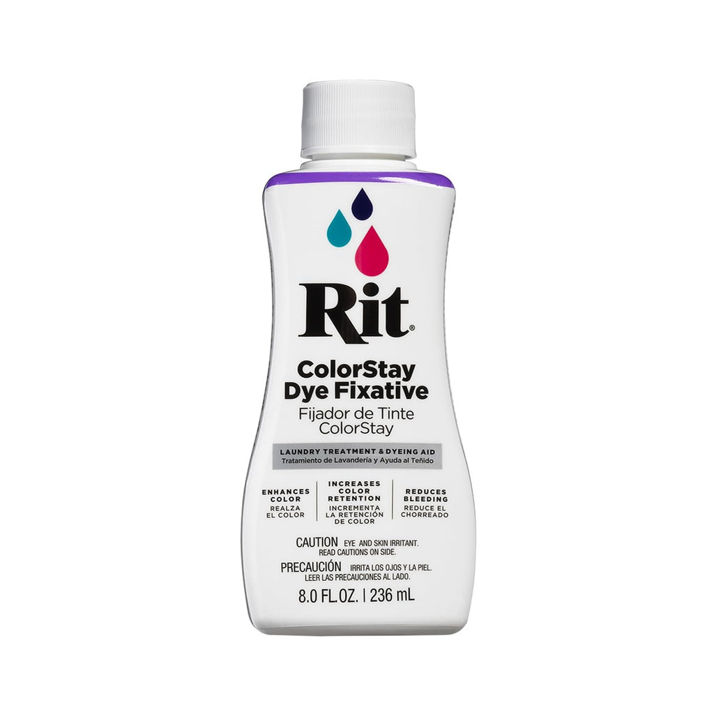 Rit ColorStay Dye Fixative enhances color retention, ensuring vibrant results. 100% Authentic and available in India at Curat Cart.