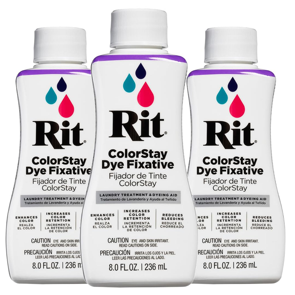 Rit ColorStay Dye Fixative is a premium imported laundry treatment, ideal for preserving vibrant colors in fabrics. Available at Curat Cart.