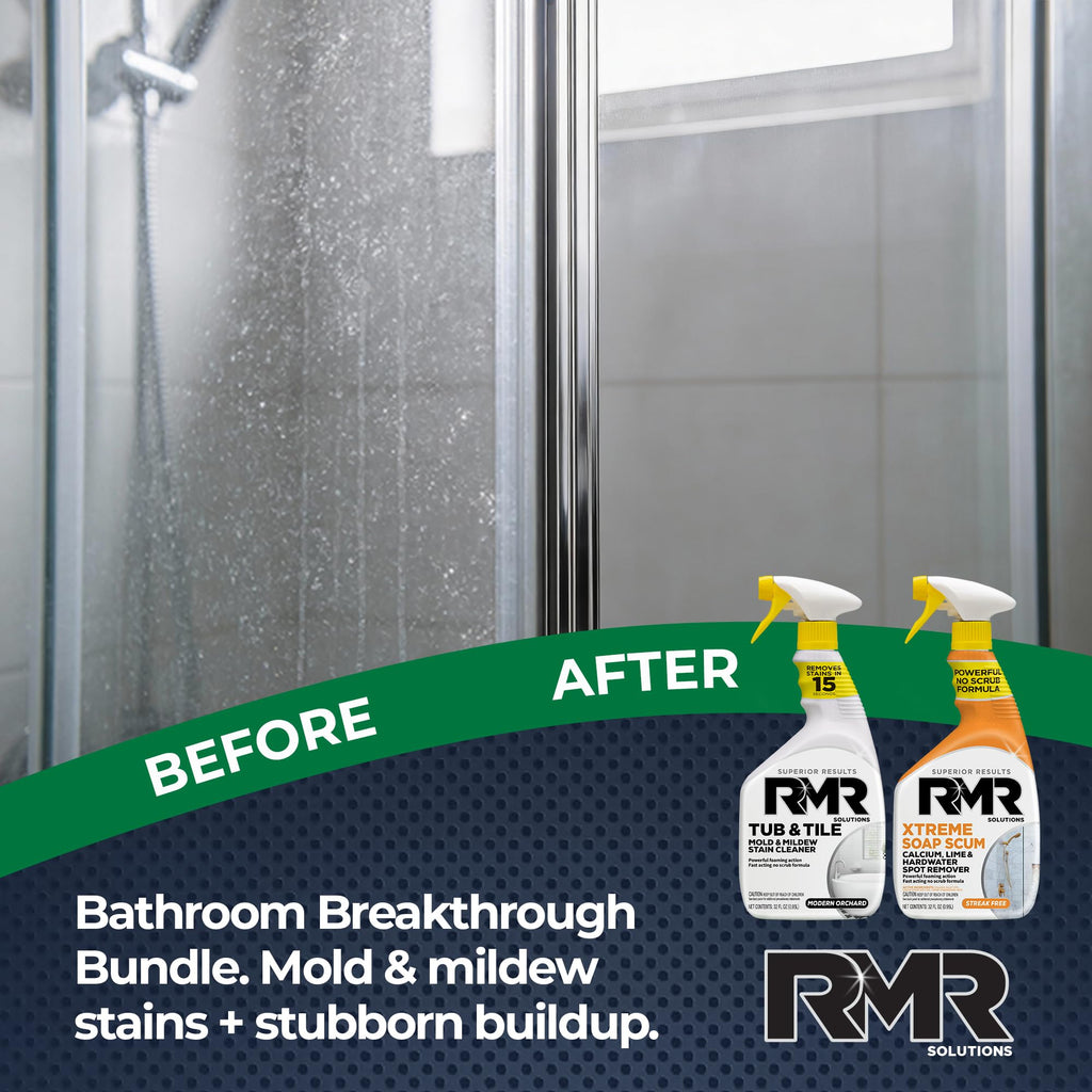 RMR Bathroom Breakthrough Bundle effectively removes mold and mildew stains. 100% Authentic and available in India at Curat Cart.
