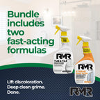 RMR Bathroom Breakthrough Bundle features two fast-acting formulas in official packaging, available at Curat Cart. Effective for deep cleaning.