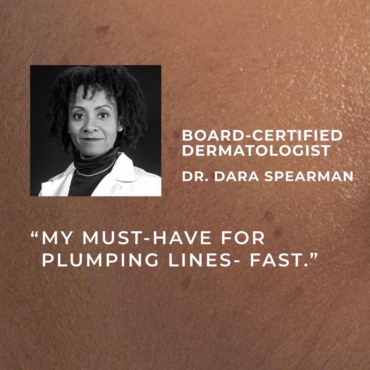 Dr. Dara Spearman, board-certified dermatologist, endorses RoC Hyaluronic Acid Night Serum Capsules for rapid line plumping.