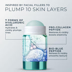 Authentic RoC Hyaluronic Acid Night Serum Capsules, featuring 7 forms of hyaluronic acid for hydration and plumping.