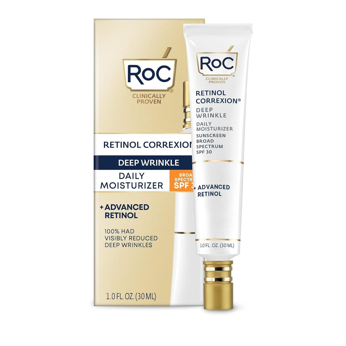 Discover RoC Retinol Correxion Face Moisturizer, 100% genuine. Clinically proven to visibly reduce deep wrinkles.